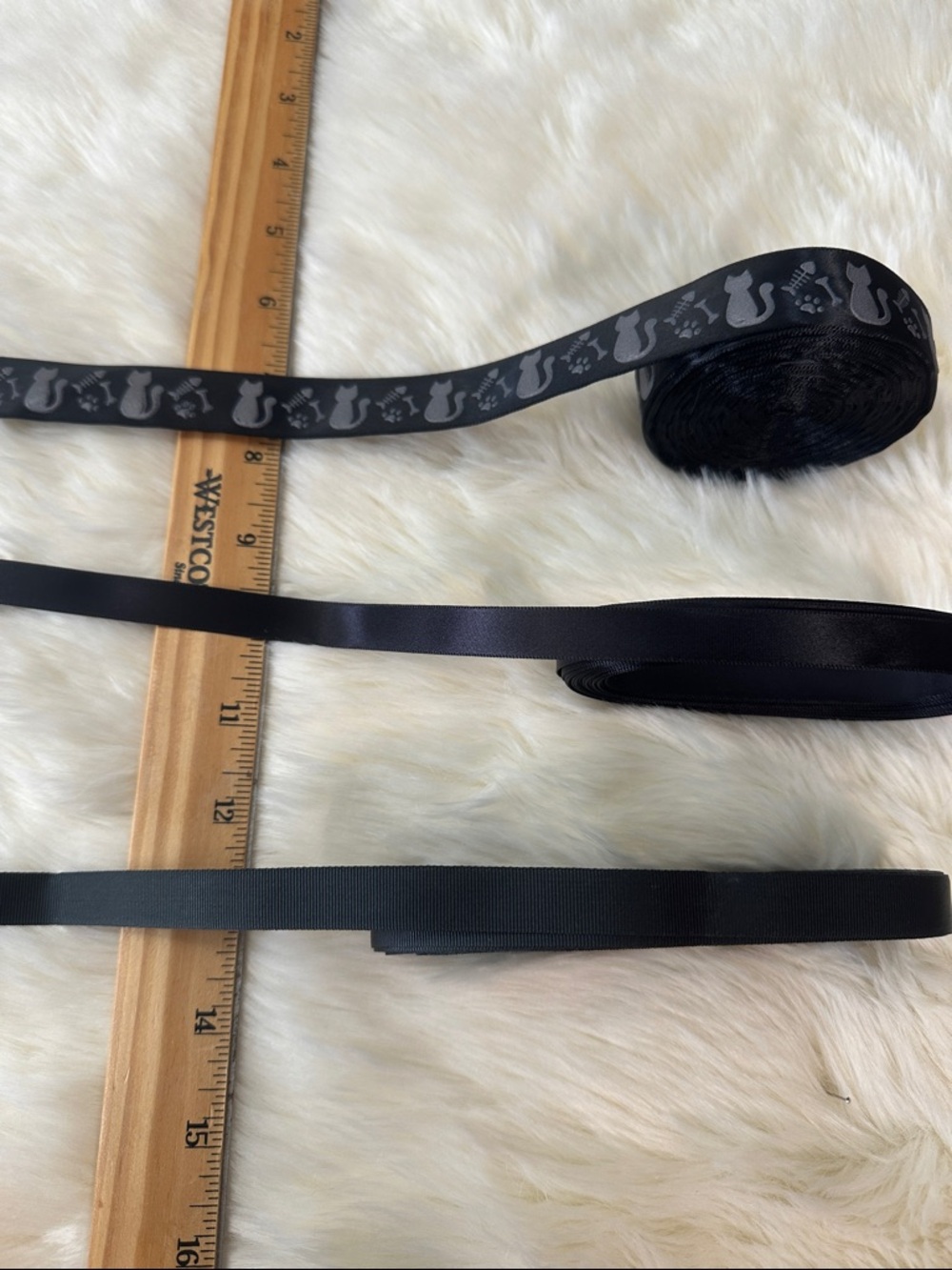 Ribbon lot - mostly black - Picture 5 of 5